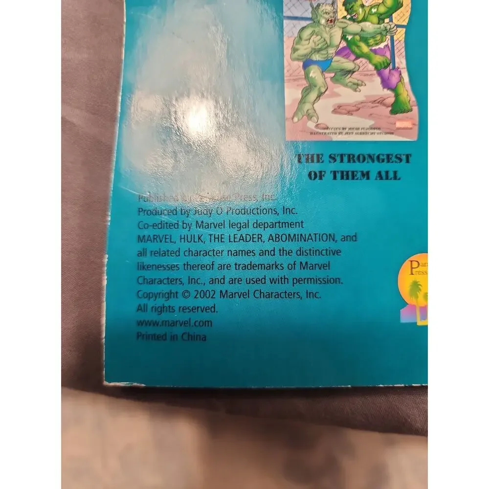 Vintage 2002 Follow the Leader Board Book Marvel Kids Die-Cut
